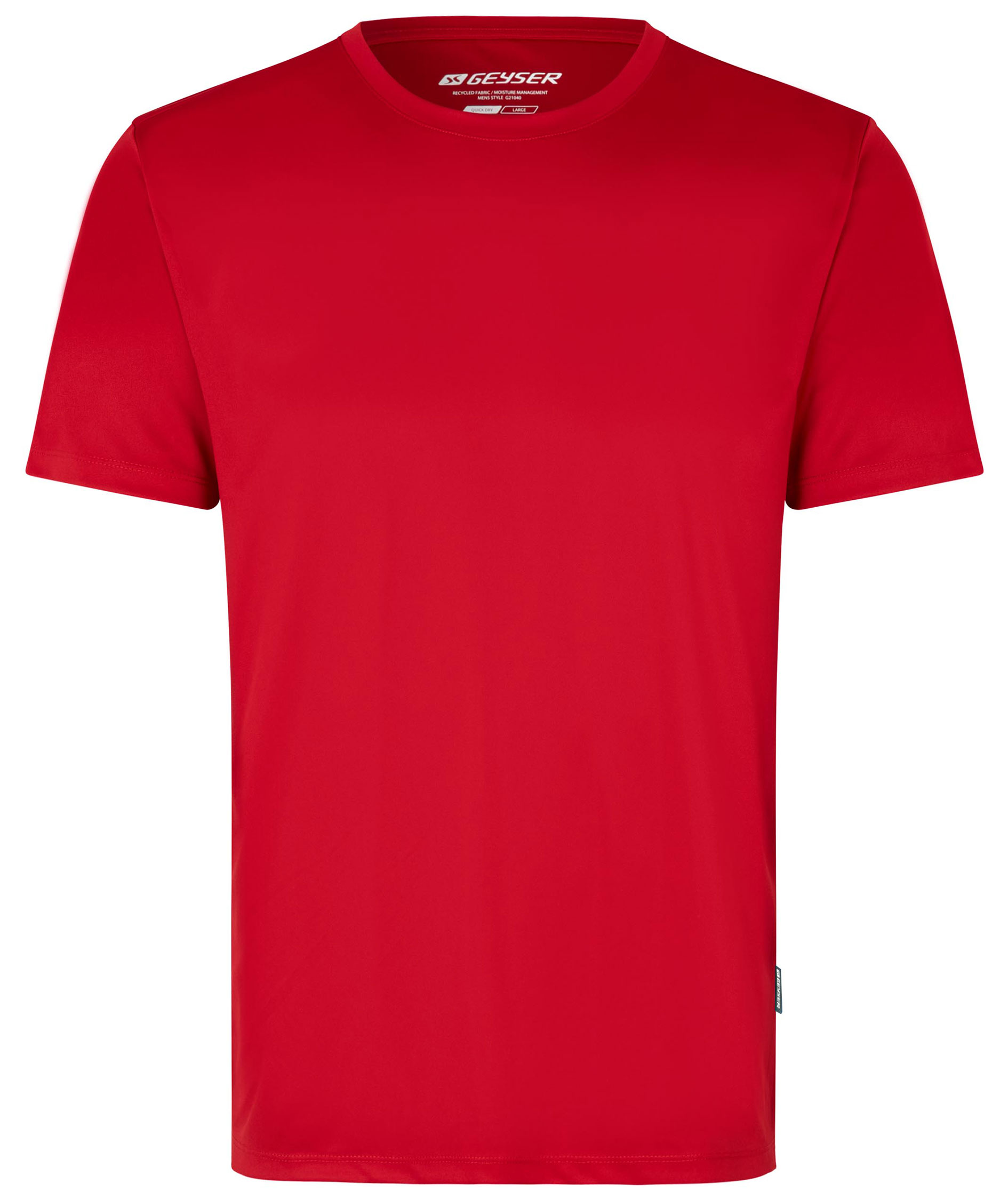 GEYSER&nbsp;Essential interlock T-shirt, R&oslash;d, large image number 0