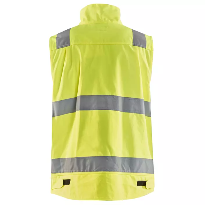 Blåkläder work vest, Hi-Vis yellow/marine, large image number 1