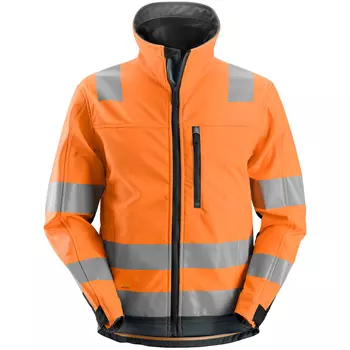 Snickers AllroundWork softshell jacket 1230, Hi-vis orange/Grey