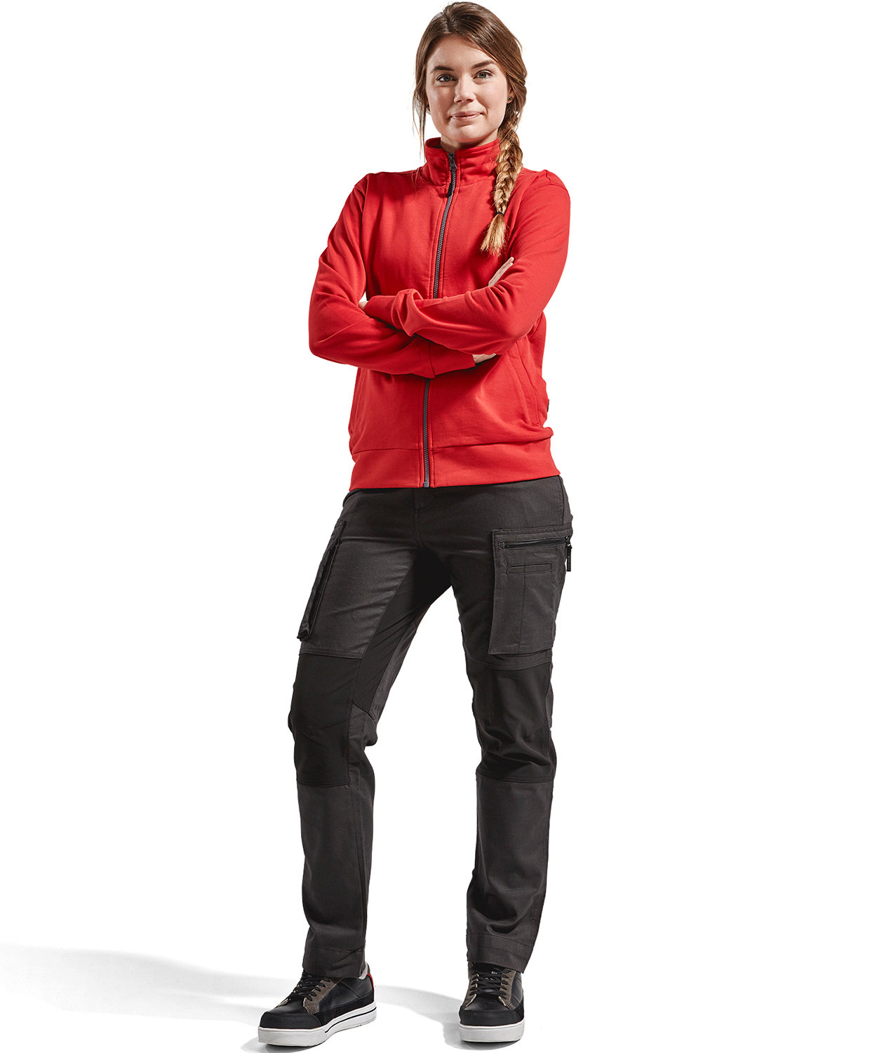 Bl&aring;kl&auml;der women's cardigan, Red