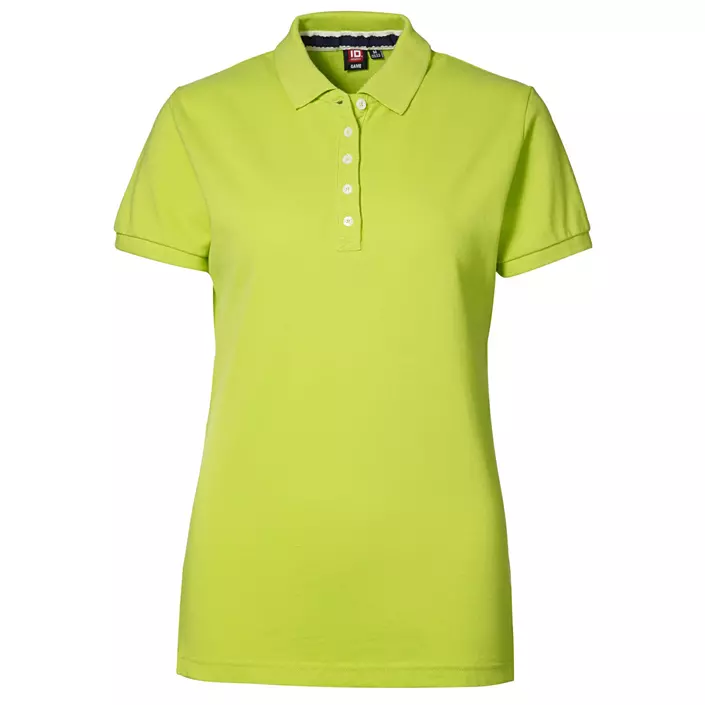 ID Casual Pique dame Polo T-shirt, Limegrøn, large image number 0