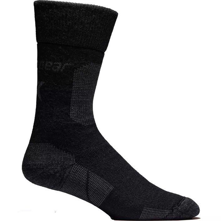 Solid Gear 2-pack winter socks, Black/Grey, large image number 1