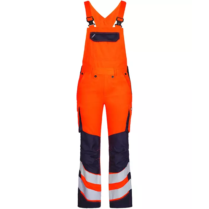 Engel Safety Light dame overalls, Orange/Blue Ink, large image number 0