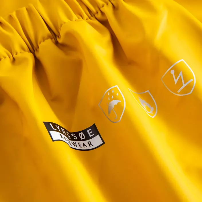 Lyngsøe Multinorm PU regnbyxa, Gul, large image number 1