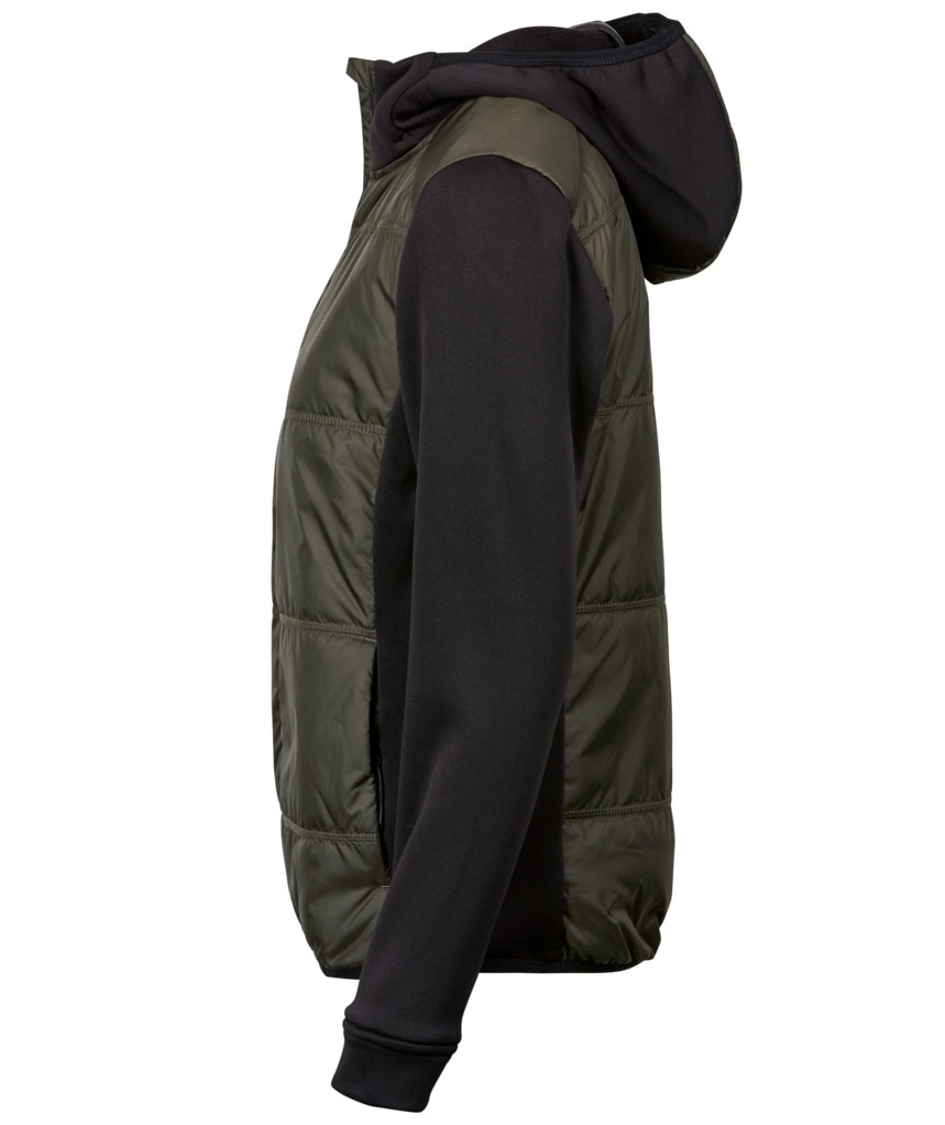 Tee Jays hybrid-stretch women's jacket, Deep Green/Black, large image number 2