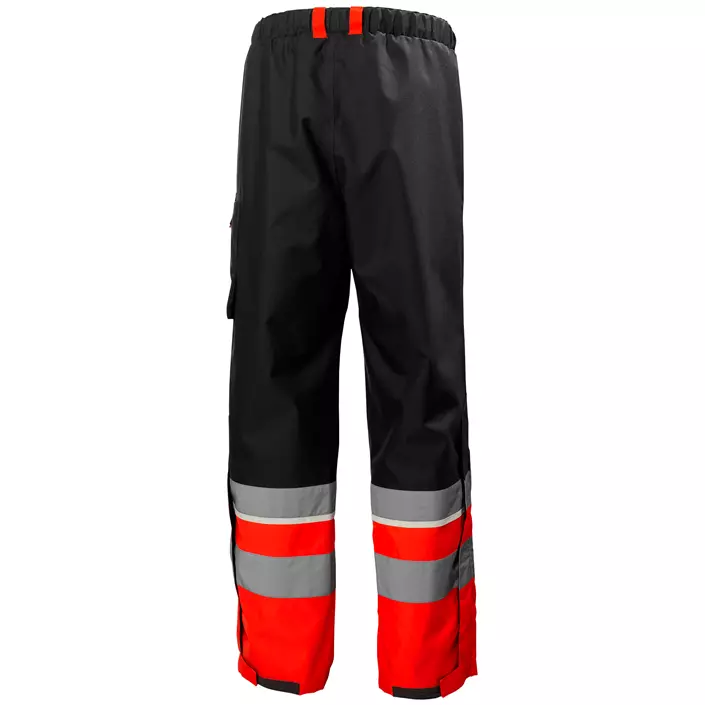 Helly Hansen UC-ME shell trousers, Hi-Vis Red/Ebony, large image number 2