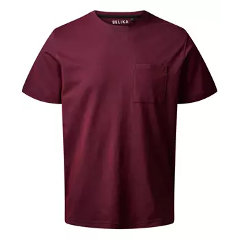 Belika Valencia T-shirt, Burgundy melange