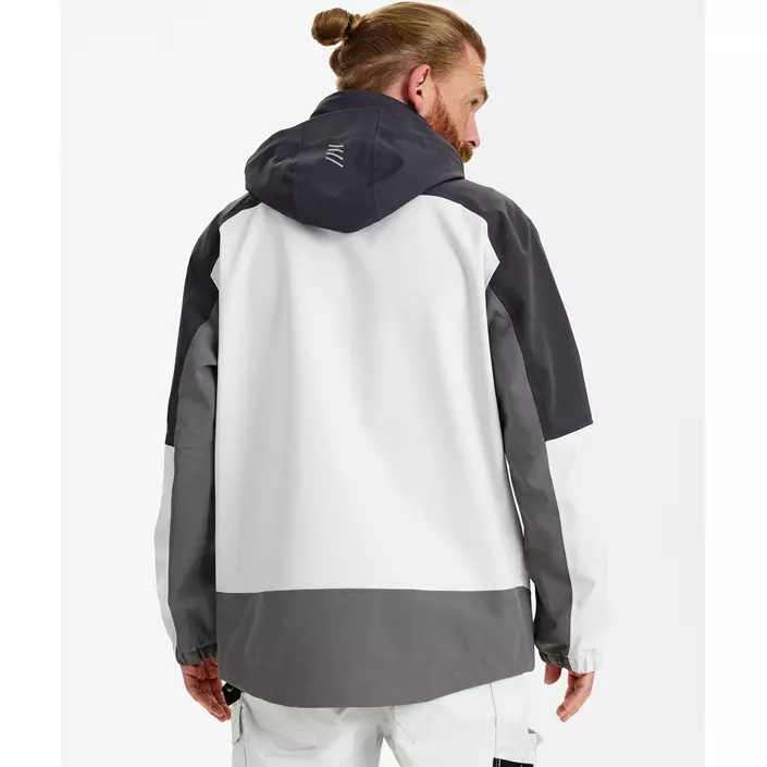 Engel Entire skaljakke, Bone White/Anthracite Grey, large image number 4