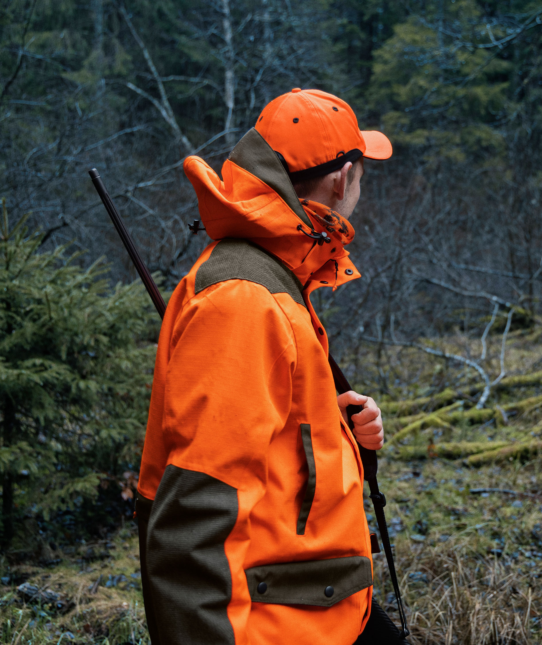 Seeland Venture Rover jacket, Hi-Vis Orange/Pine Green, large image number 3