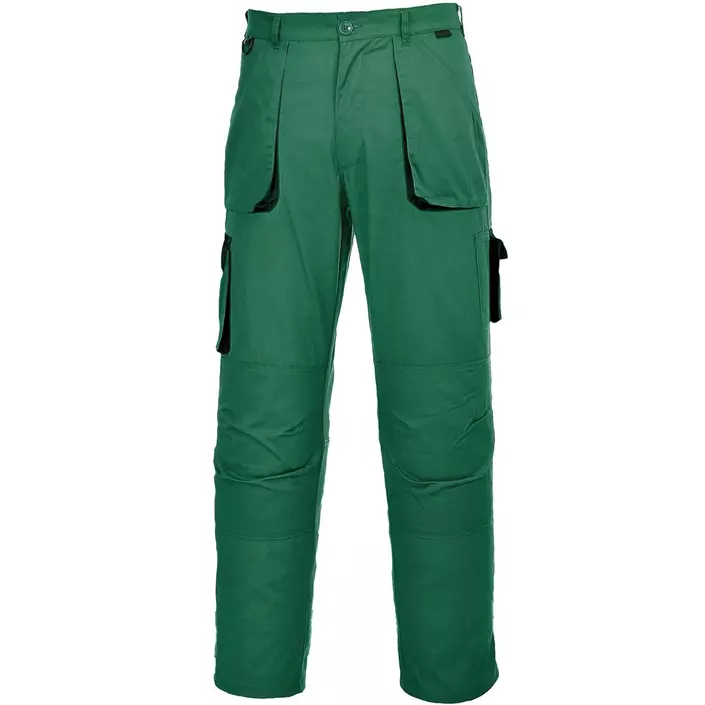 Portwest Texo work trousers, Bottle Green, large image number 0