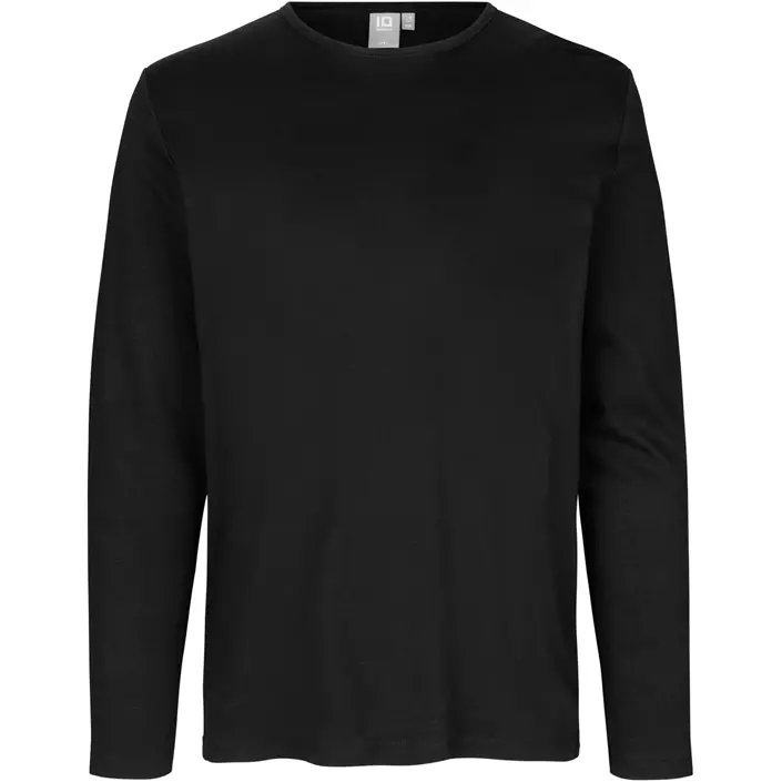 ID Identity Interlock långärmad T-shirt, Svart, large image number 0