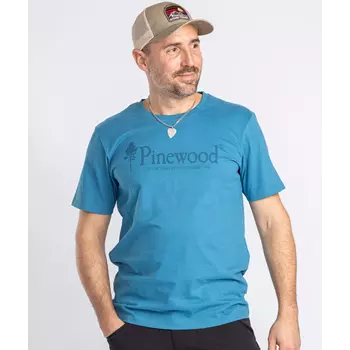 Pinewood Outdoor Life T-shirt, Azur Blue