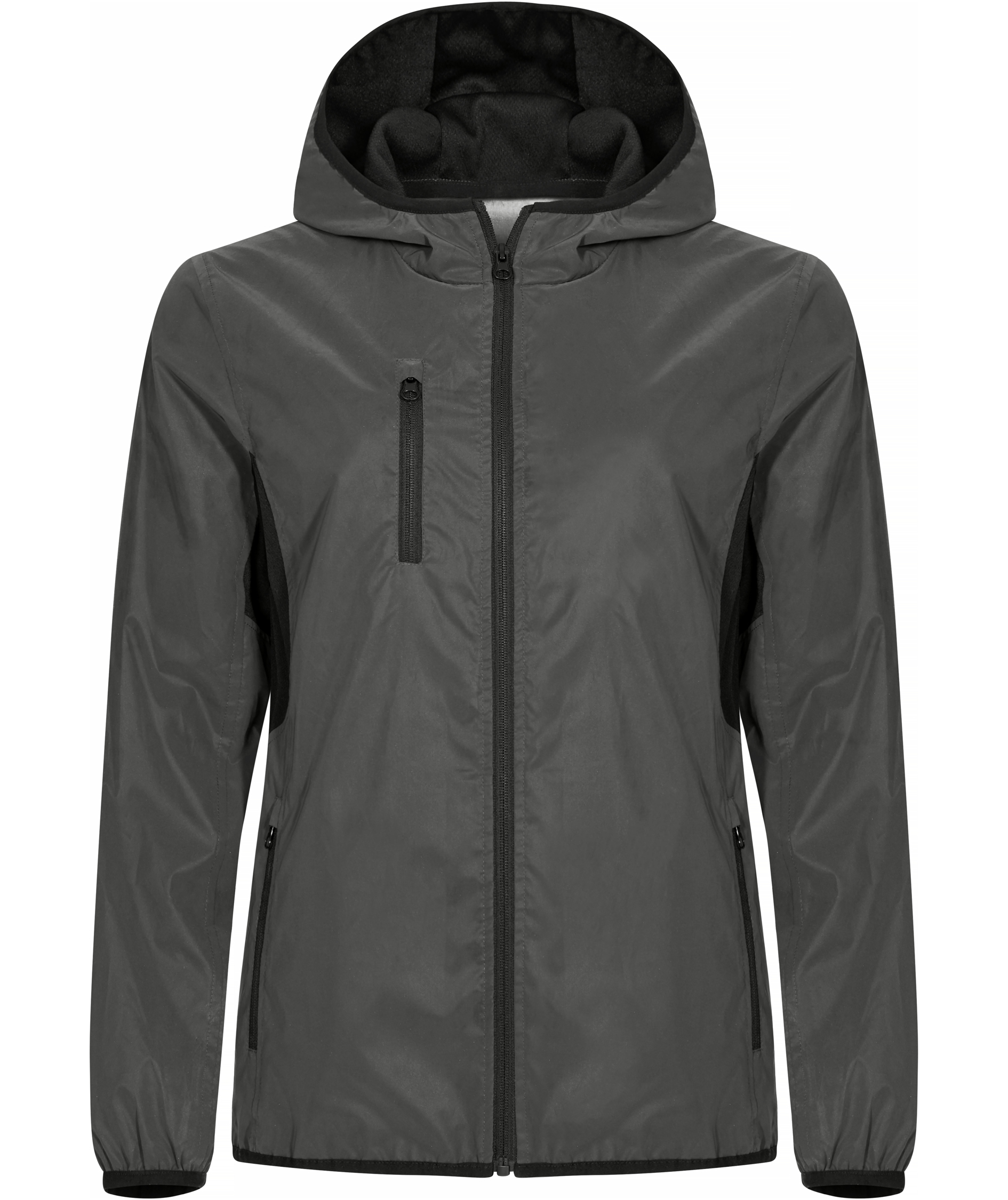 Clique Willmar women s Hi vis wind jacket Reflective Grey