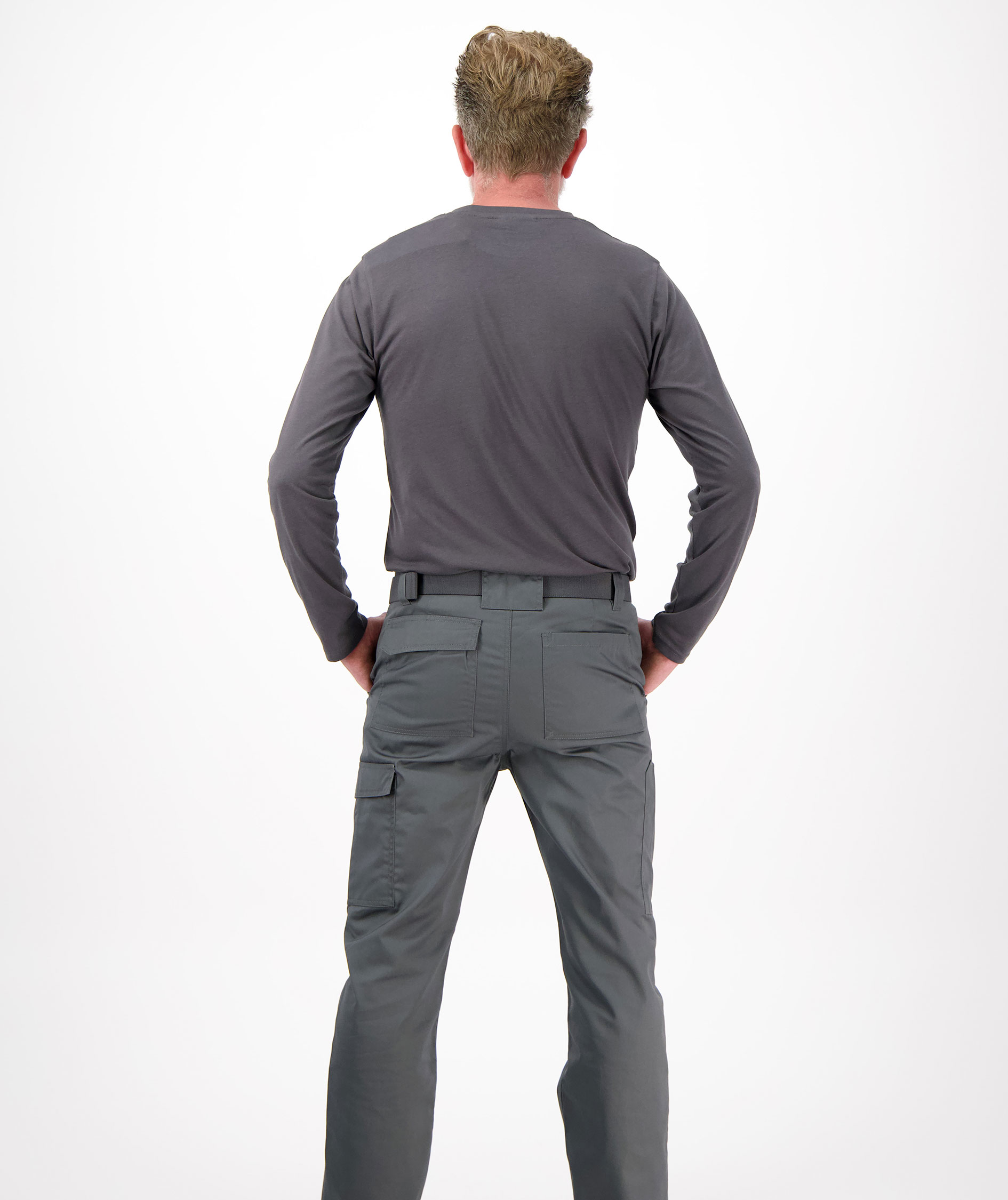 HEROCK Noet langermet T-skjorte, Anthracite, large image number 3