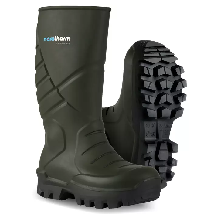 Nora Therm  safety rubber boots S5, Green, large image number 0