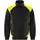 Fristads cardigan 7248 GSM, Sort/Hi-Vis Gul, Sort/Hi-Vis Gul, swatch