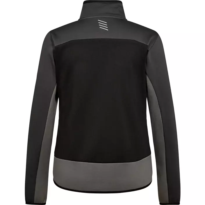 Engel Entire dame midlayer cardigan, Black/Anthracite Grey, large image number 3