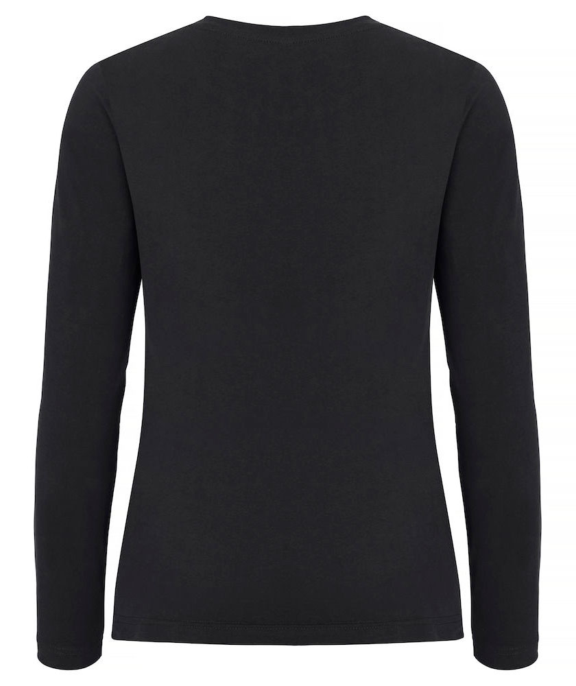 Clique Premium Fashion l&aring;ng&auml;rmad T-shirt dam, Svart, large image number 1