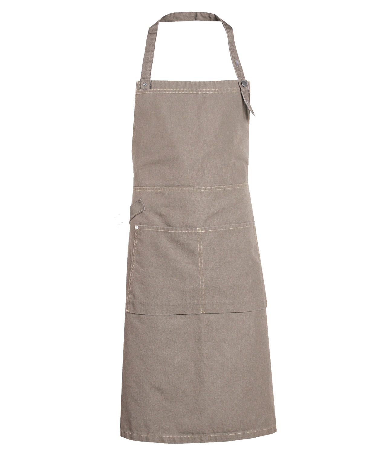 Nybo Workwear&nbsp;New Nordic bib apron with pockets, Khaki, Khaki, swatch
