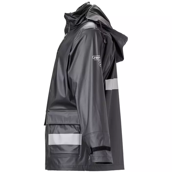 Kramp Protect regnjacka, Svart, large image number 3