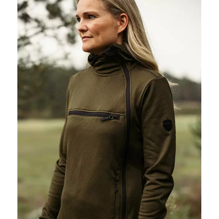 Northern Hunting Saga women's fleece jacket, Green, large image number 1
