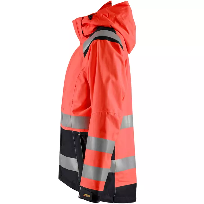 Blåkläder women's shell jacket, Hi-vis Red/Black, large image number 2