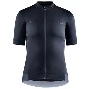 Craft Essence women's light short-sleeved bike jersey, Asphlt/black