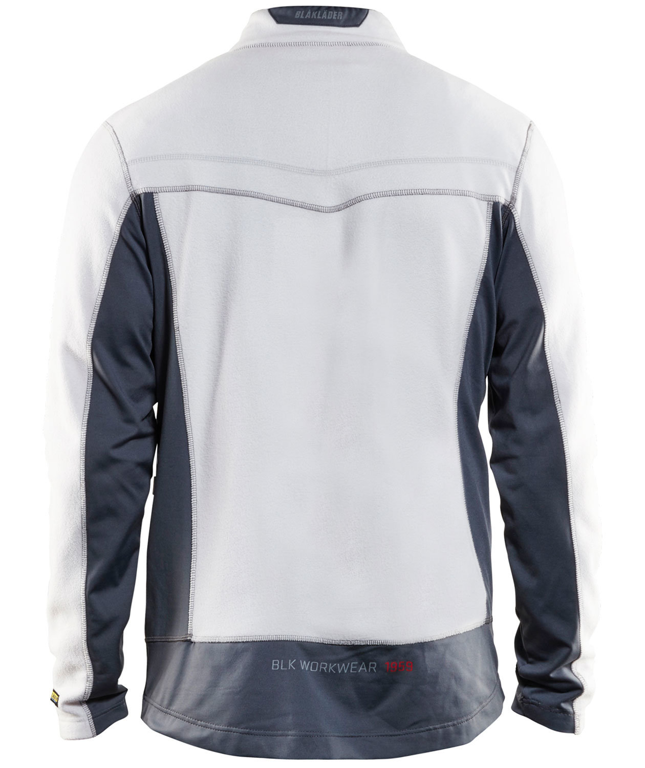 Bl&aring;kl&auml;der&nbsp;Microfleece jacka, Vit/Gr&aring;, large image number 2