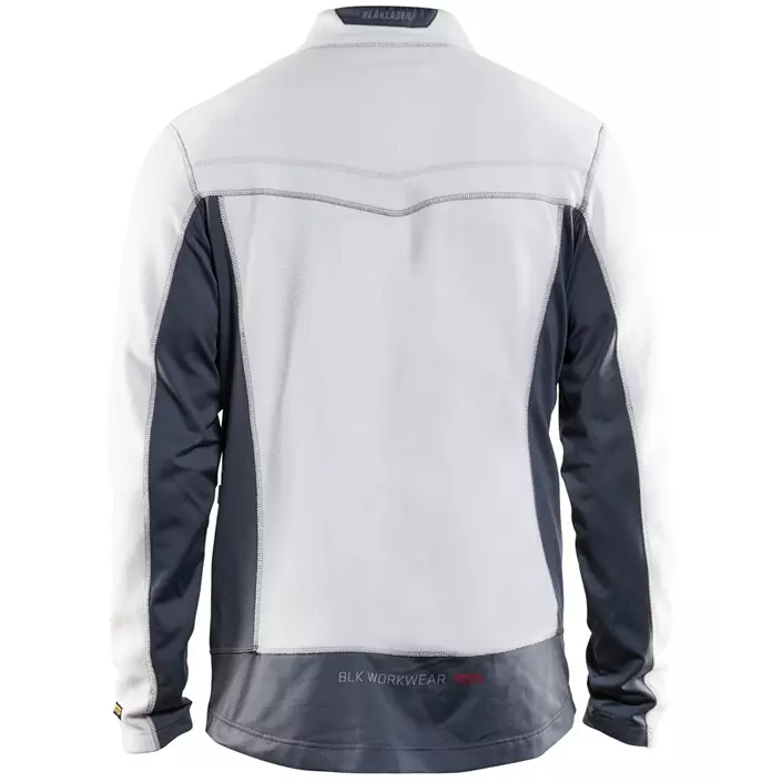 Blåkläder Microfleece jacket, White/Grey, large image number 2