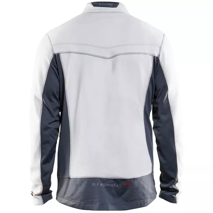 Blåkläder Microfleece jakke, Hvid/Grå, large image number 2