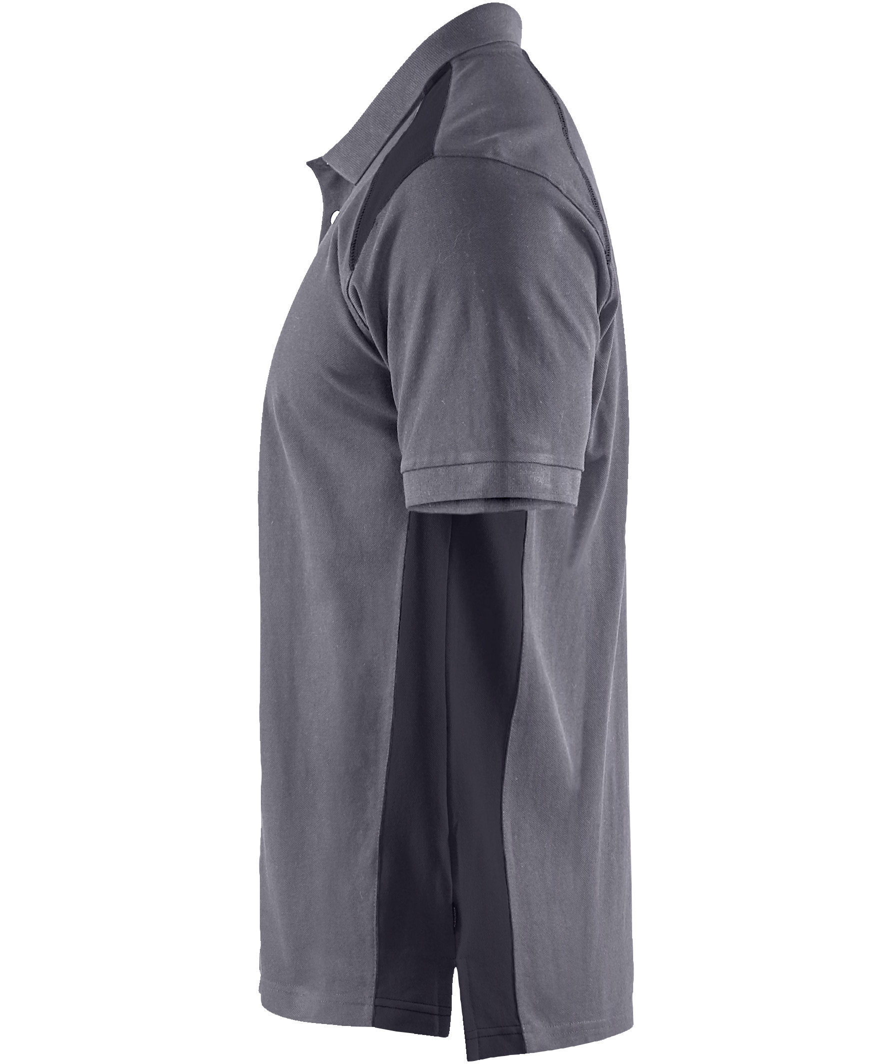 Bl&aring;kl&auml;der polo T-shirt, Medium grey/black, large image number 4