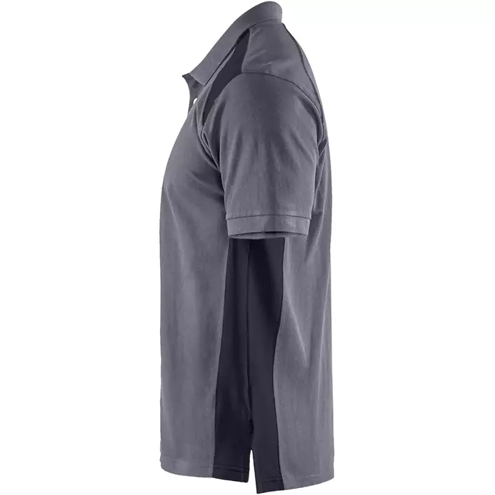 Blåkläder pikétröja, Mellangrå/svart, large image number 4