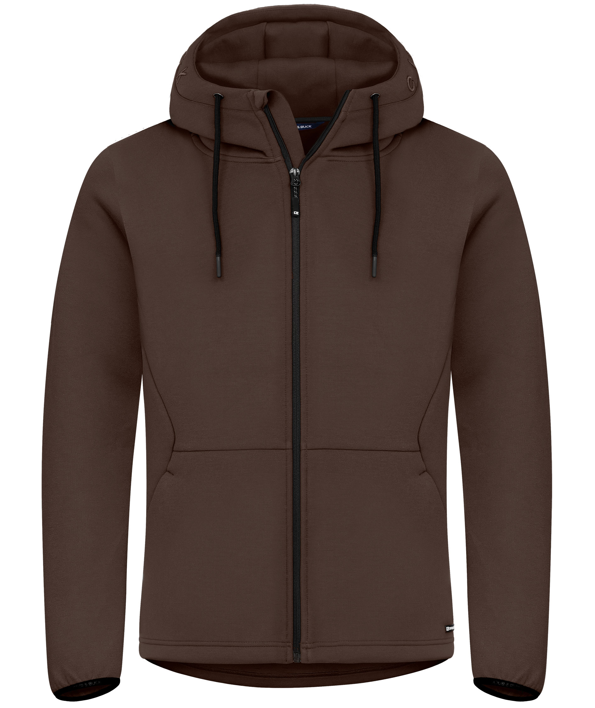 Cutter & Buck Pemberton hoodie with full zipper, Dark Mocha, Dark Mocha, swatch
