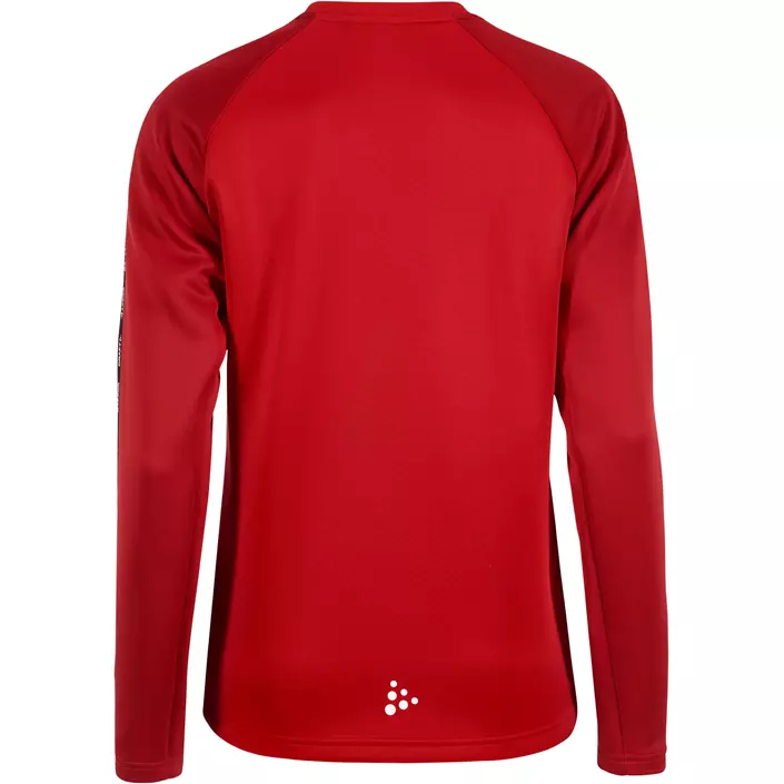 Craft Squad 2.0 dame træningstrøje, Bright Red-Express, large image number 2