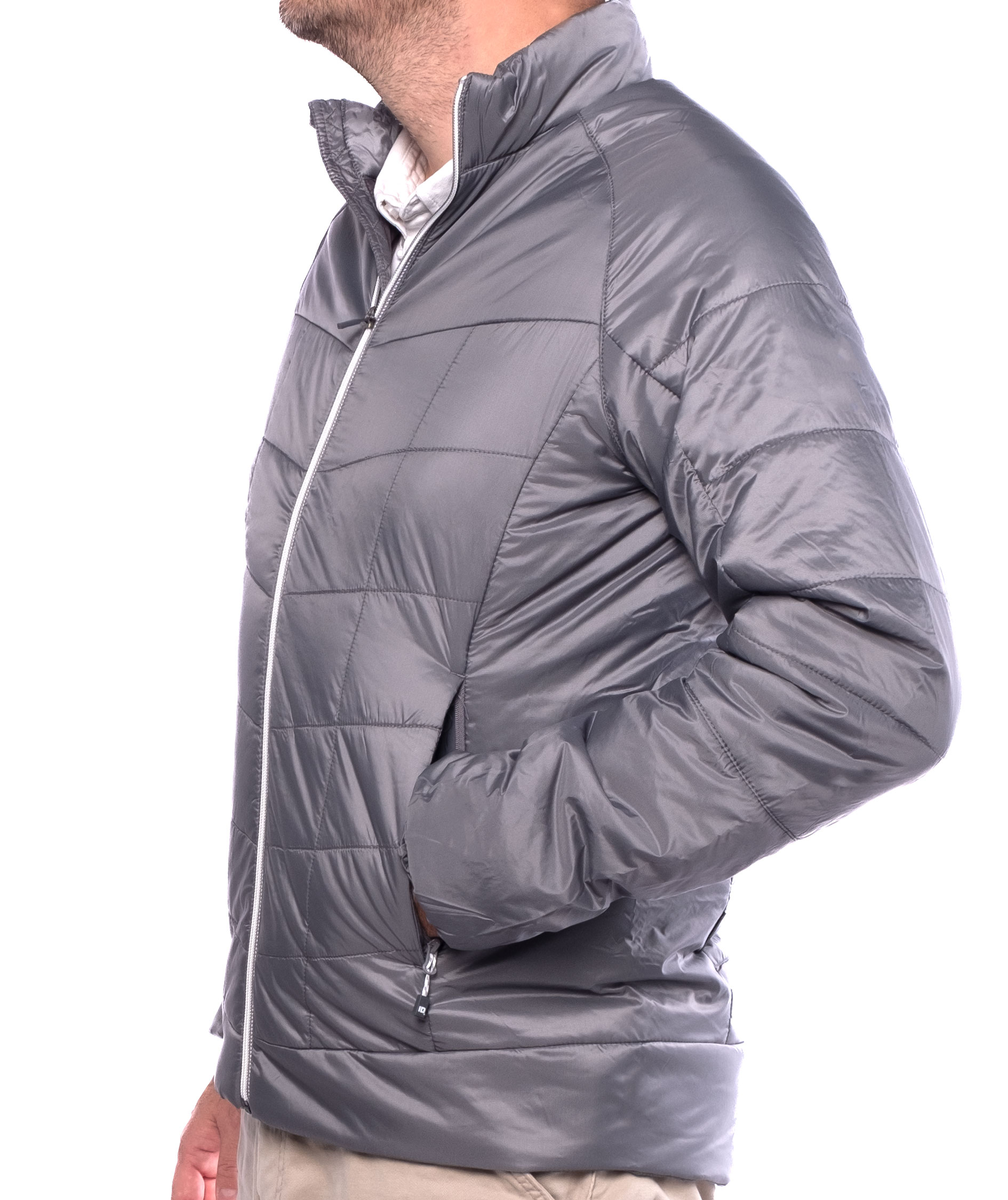 ID quilted lightweight jacket, Grey