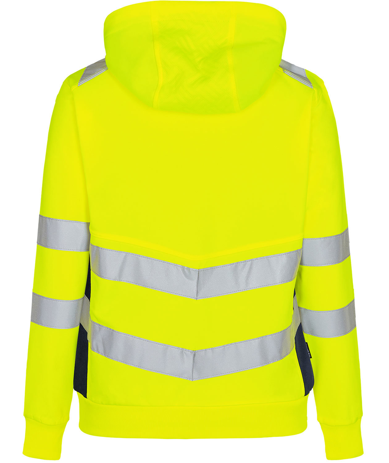 Engel Safety women's hoodie, Yellow/Blue Ink