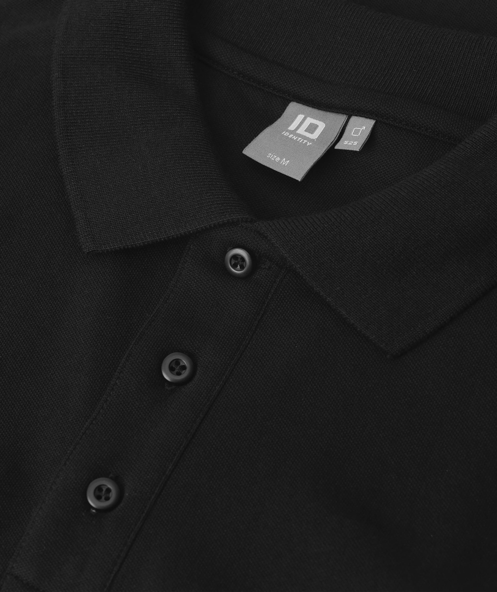 ID Stretch poloshirt, Black, large image number 3