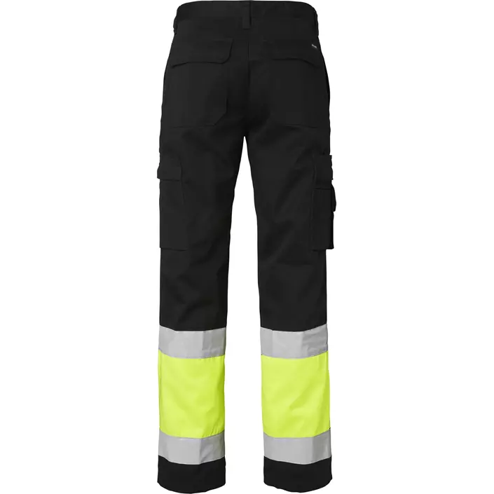 Top Swede service trousers 2070, Black/Hi-Vis Yellow, large image number 1