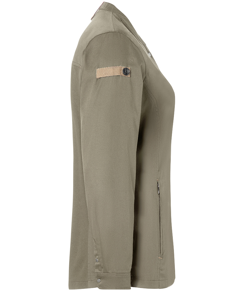 Karlowsky Green-Generation women's chefs jacket, sage, large image number 4