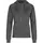 ID women's hoodie with full zipper, Silver Grey, Silver Grey, swatch