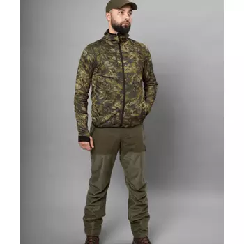 Seeland Power Camo fleece jacket, InVis Green