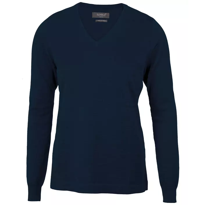 Nimbus Ashbury stickad tröja dam med merinoull, Navy, large image number 0
