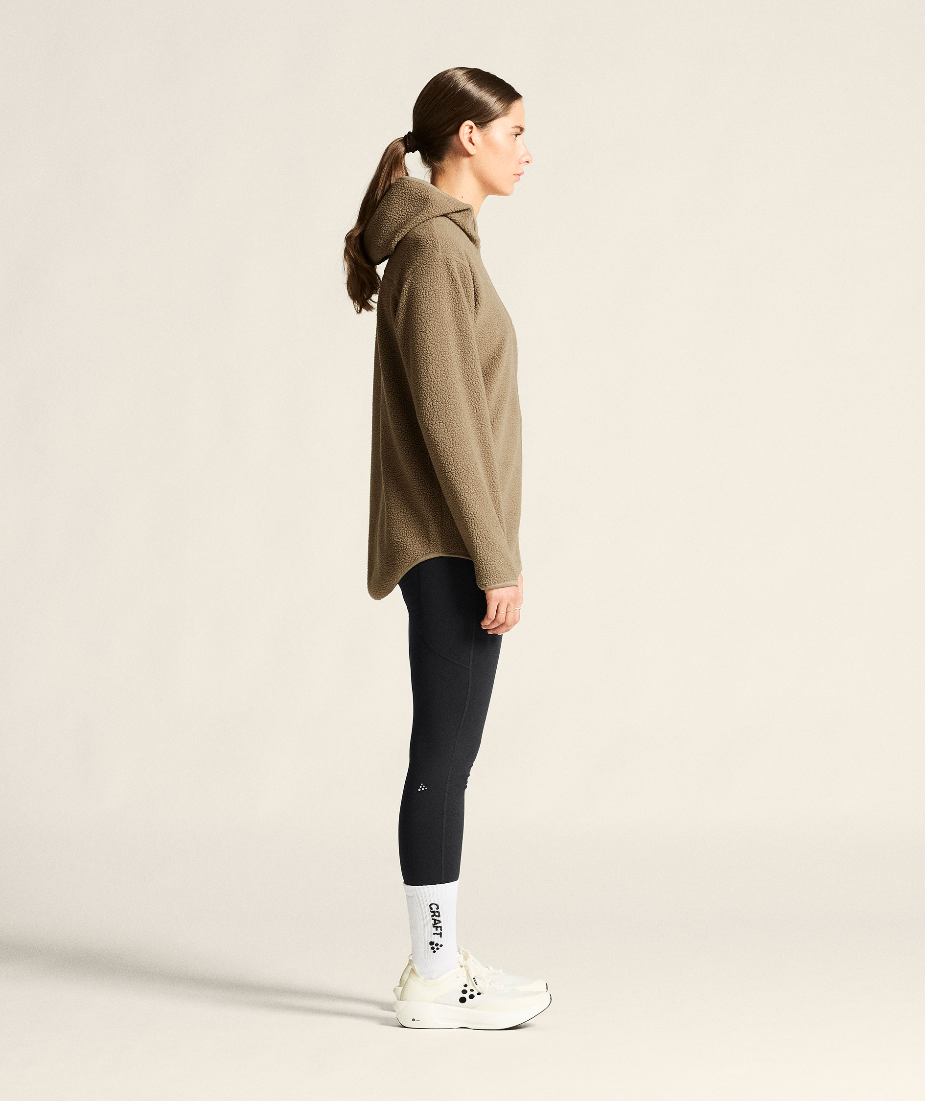 Craft Join women's pile fleece jacket, Taupe, large image number 10