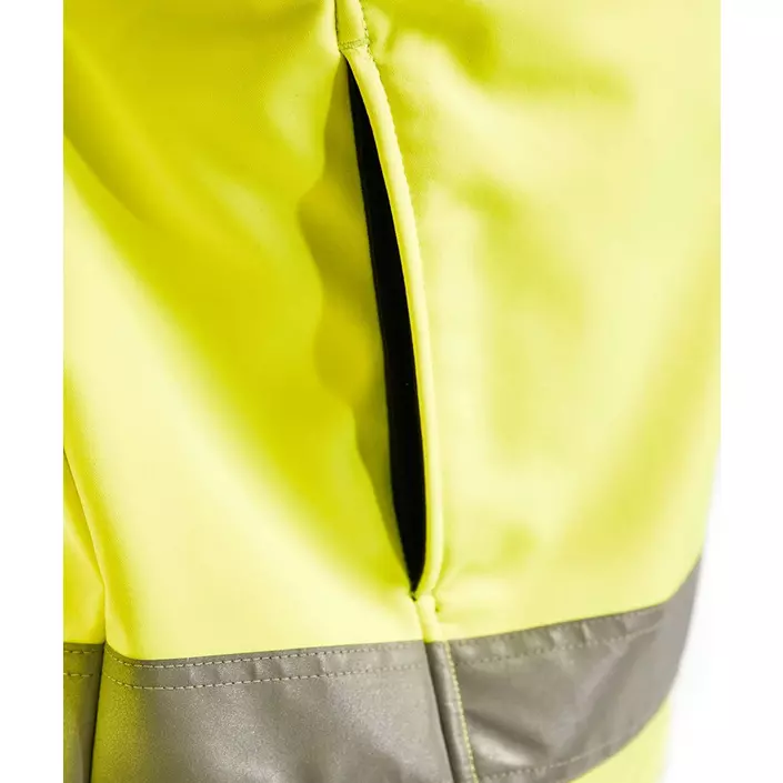 Blåkläder softshell jacket, Hi-Vis Yellow, large image number 6