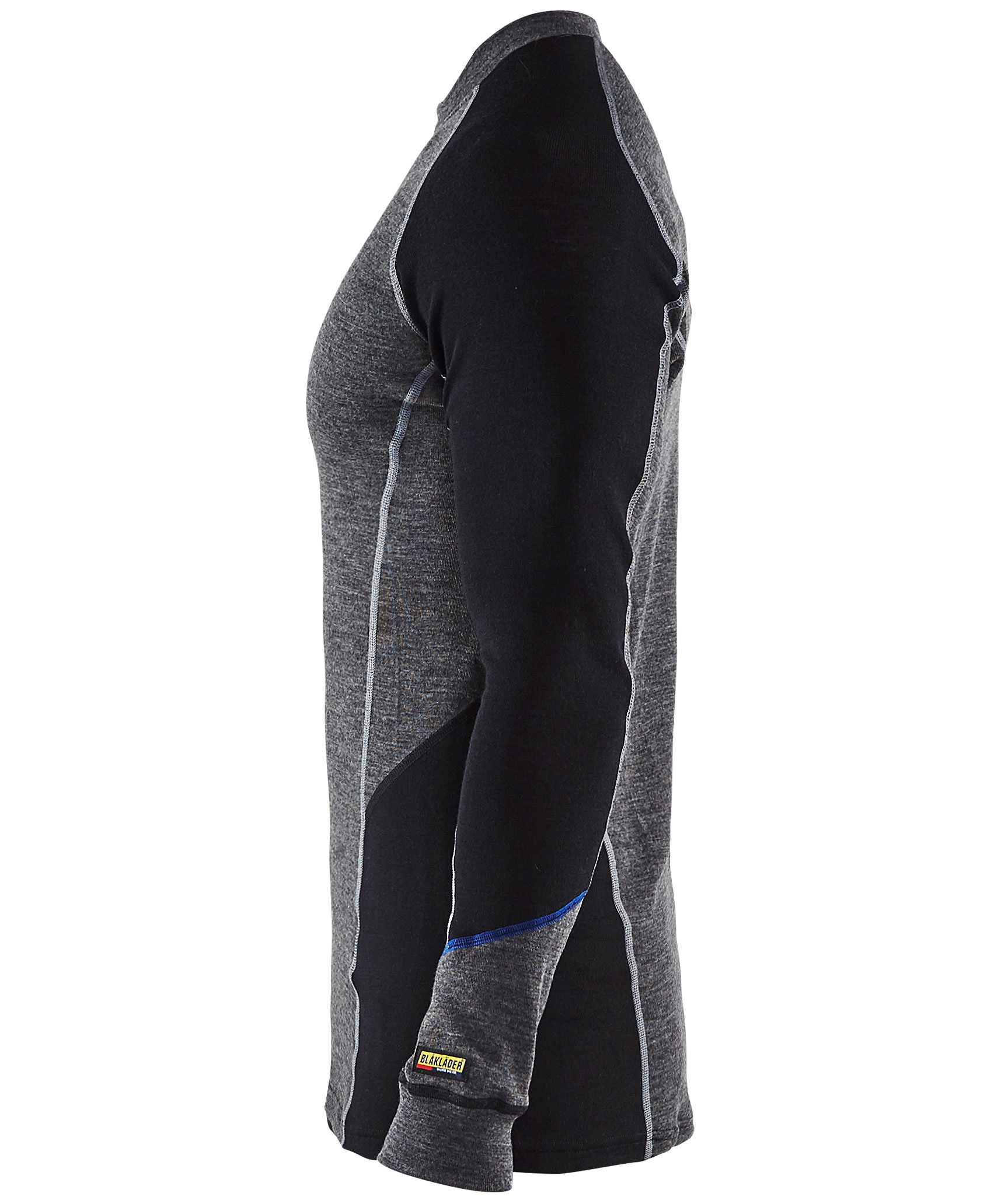 Bl&aring;kl&auml;der WARM underwear shirt with merino wool, Grey/Black, large image number 3