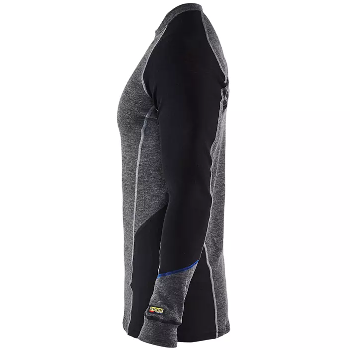 Blåkläder WARM underwear shirt with merino wool, Grey/Black, large image number 3