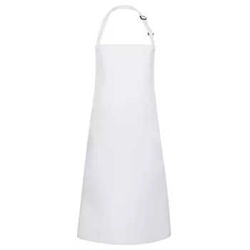 Karlowsky Basic bib apron, White