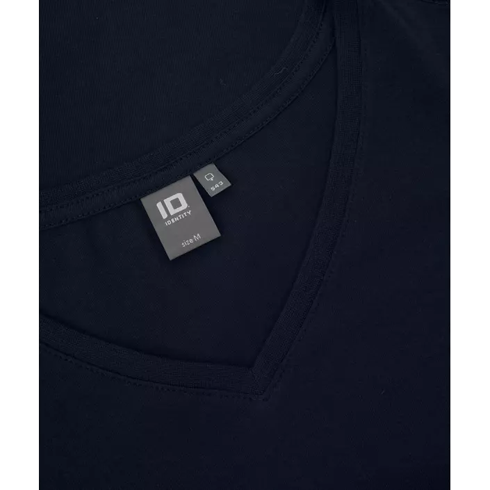 ID dame  T-shirt, Navy, large image number 3