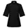 Segers 3/4 sleeved women's chefs jacket, Black, Black, swatch