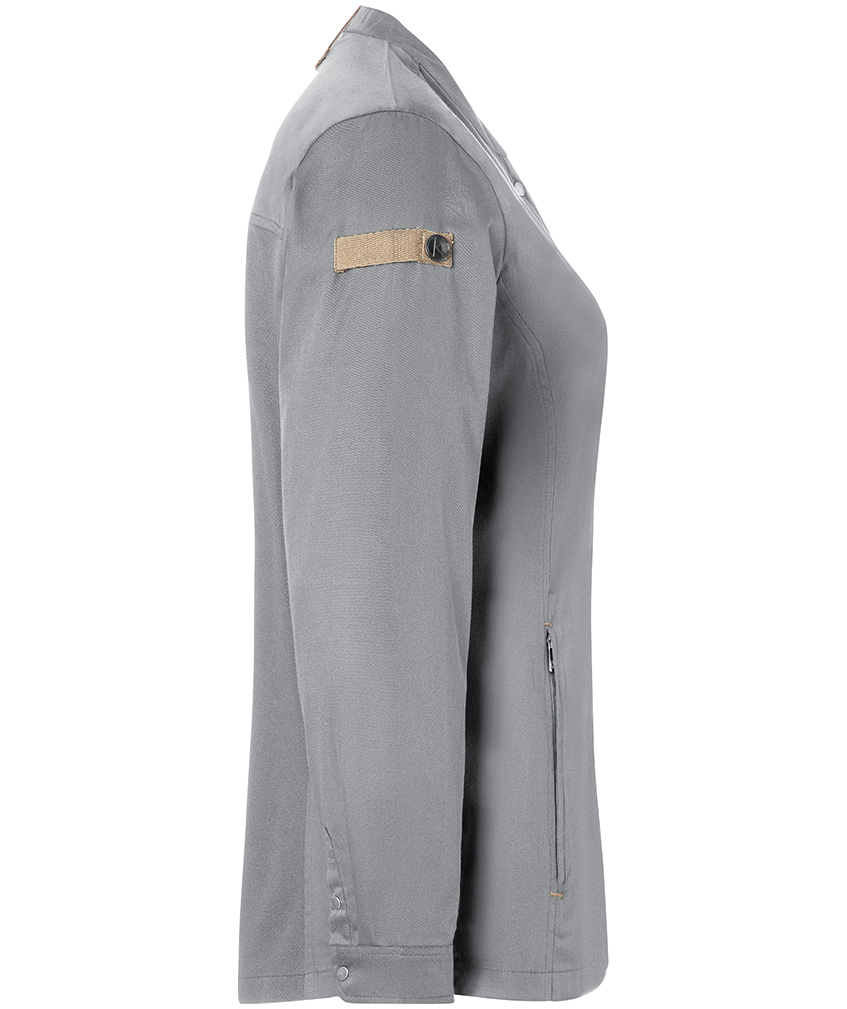 Karlowsky Green-Generation dame kokkejakke, Platinum grey, large image number 4